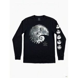 Disney T-Shirt Youth Black Sz L(10/12)The Nightmare Before Christmas Tim Burton